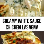 Creamy White Sauce Chicken Lasagna