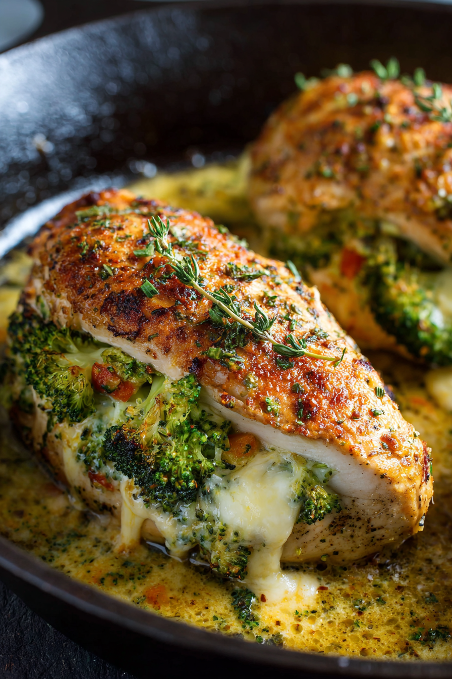 Creamy Yummy Broccoli Cheese Stuffed Chicken Breast Creamy Yummy Broccoli Cheese Stuffed Chicken Breast