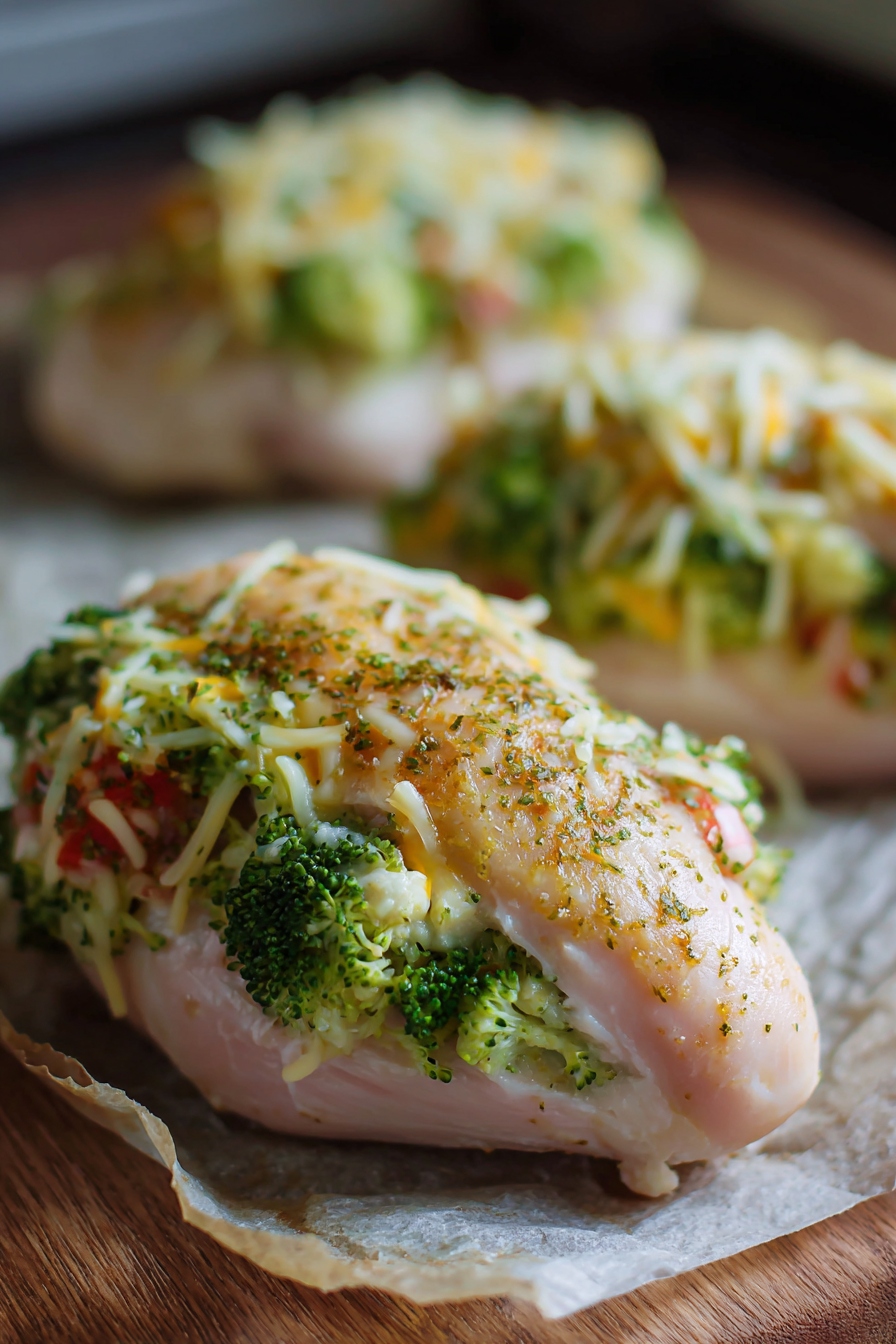 Creamy Yummy Broccoli Cheese Stuffed Chicken Breast Creamy Yummy Broccoli Cheese Stuffed Chicken Breast