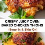 Crispy Juicy Oven-Roasted Chicken Thighs Recipe Crispy Juicy Oven-Roasted Chicken Thighs Recipe