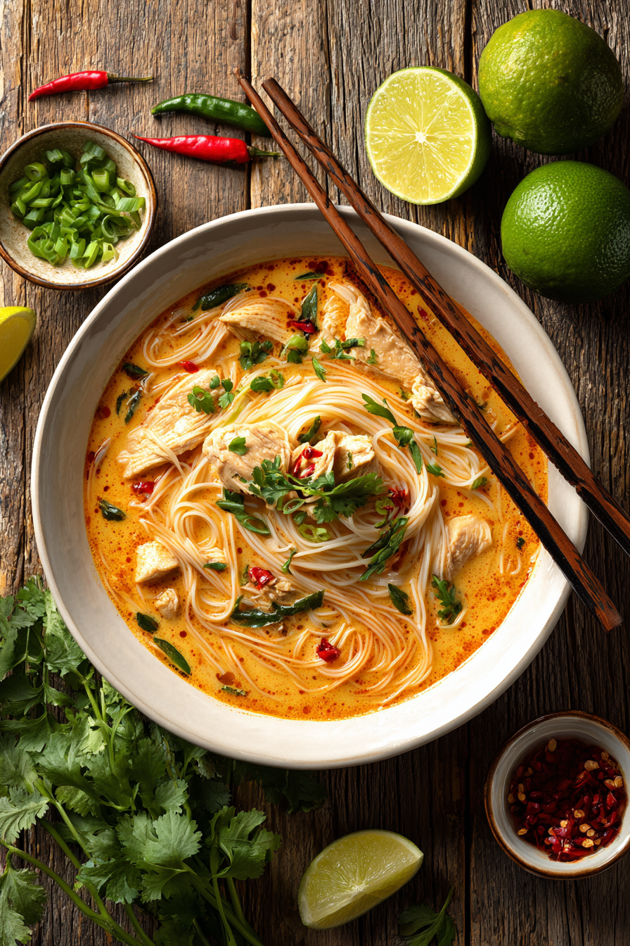 Damn Delicious Thai Red Curry Noodle Soup
