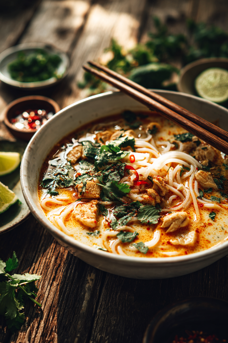 Damn Delicious Thai Red Curry Noodle Soup