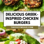 Delicious Greek-inspired Chicken Burgers