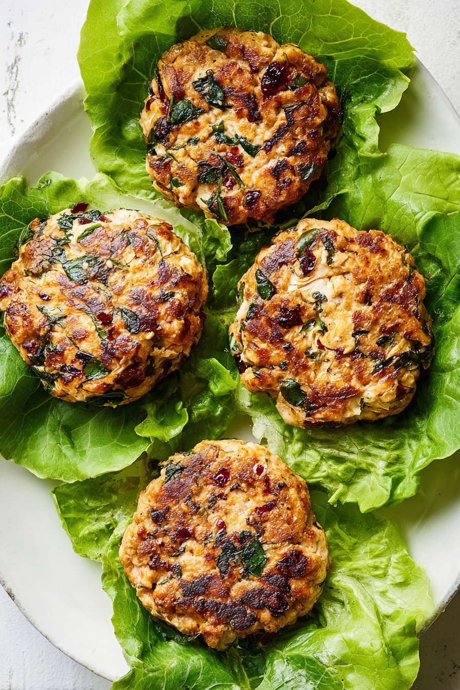 Delicious Greek-inspired Chicken Burgers