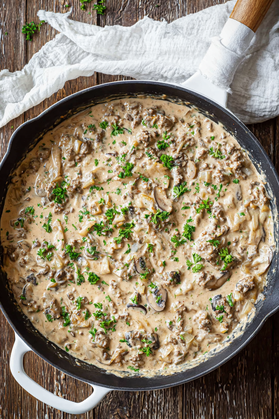 Delicious Ground Beef Stroganoff Dinner Recipe