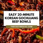 Easy 20-Minute Korean Gochujang Beef Bowls