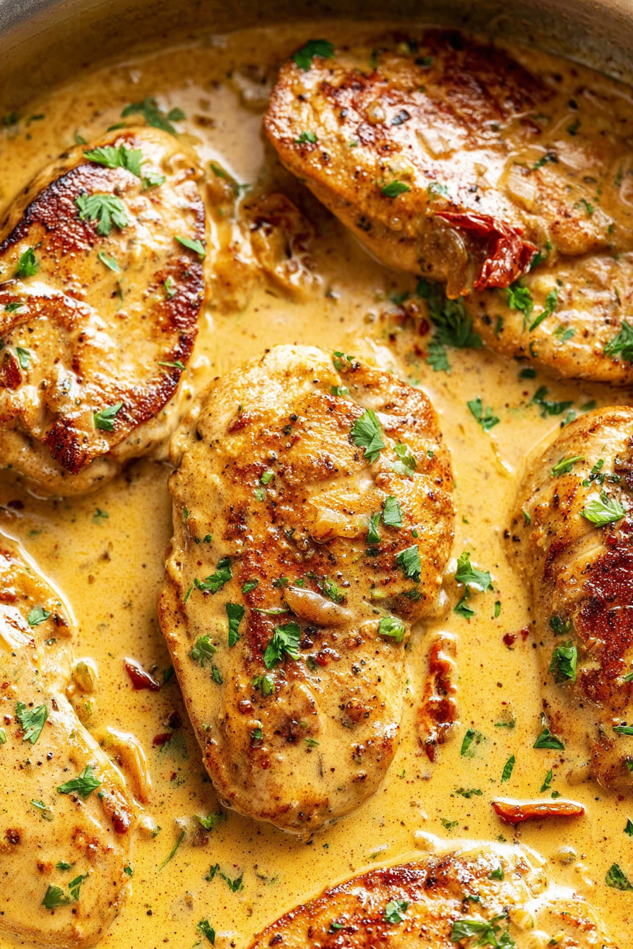 Easy Creamy Cajun Chicken 1