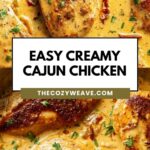 Creamy Cajun Chicken Alfredo Style Dinner
