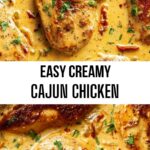 Creamy Cajun Chicken Alfredo Style Dinner