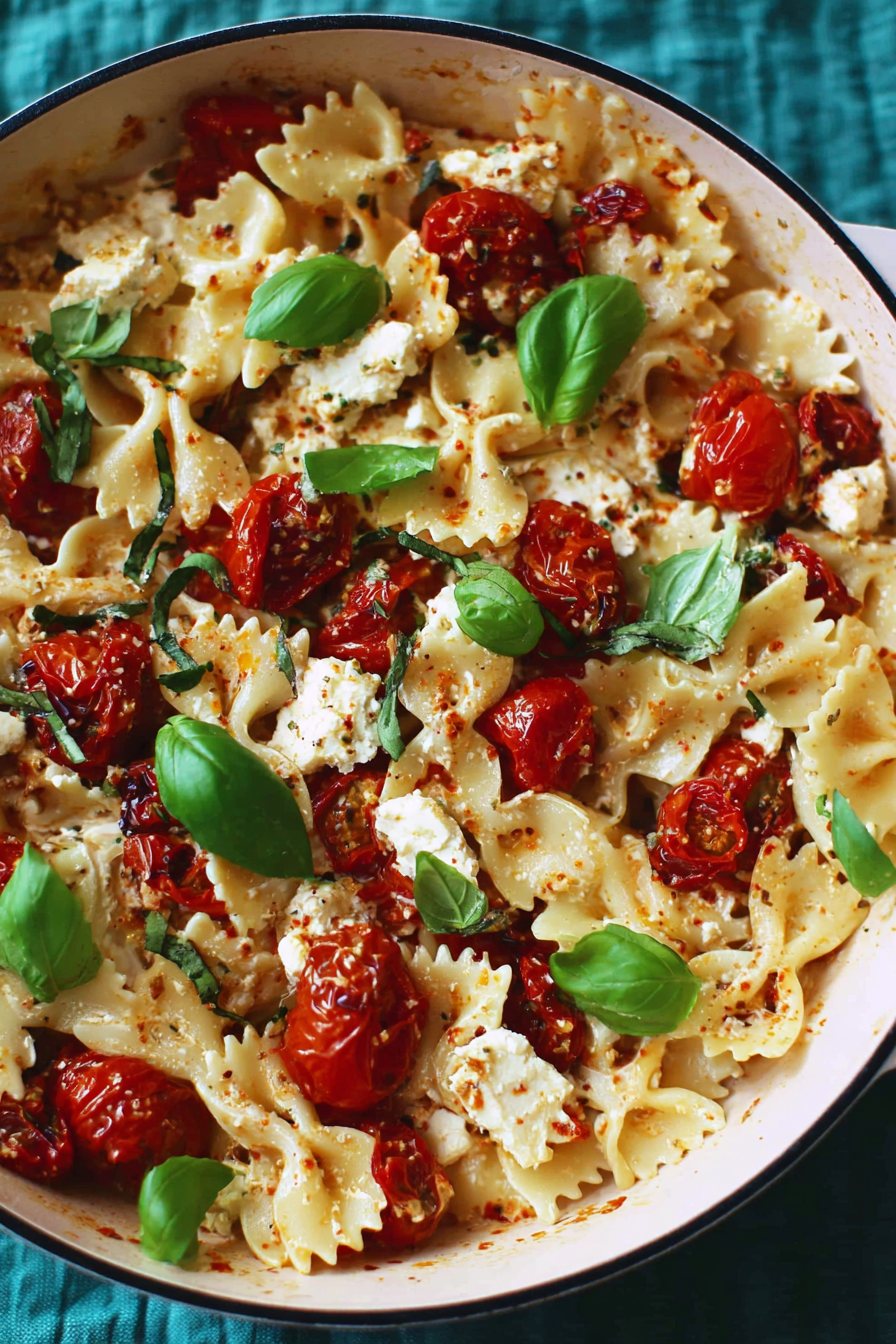 Easy Delicious Baked Feta Pasta