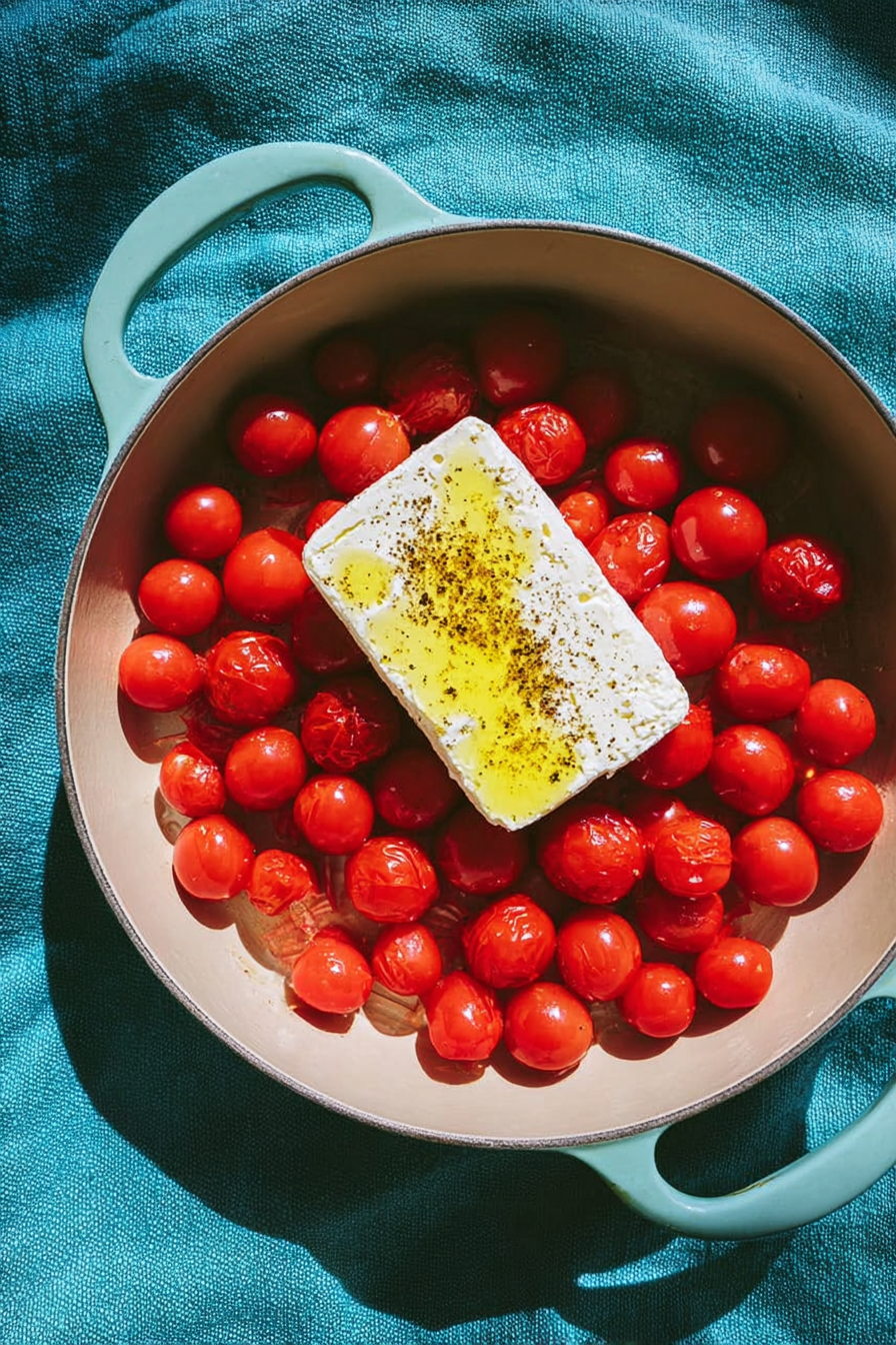Easy Delicious Baked Feta Pasta