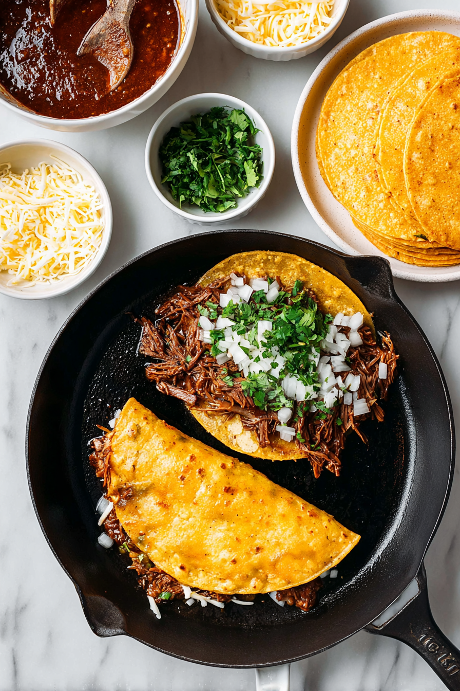 Easy Slow Cooker Birria Tacos