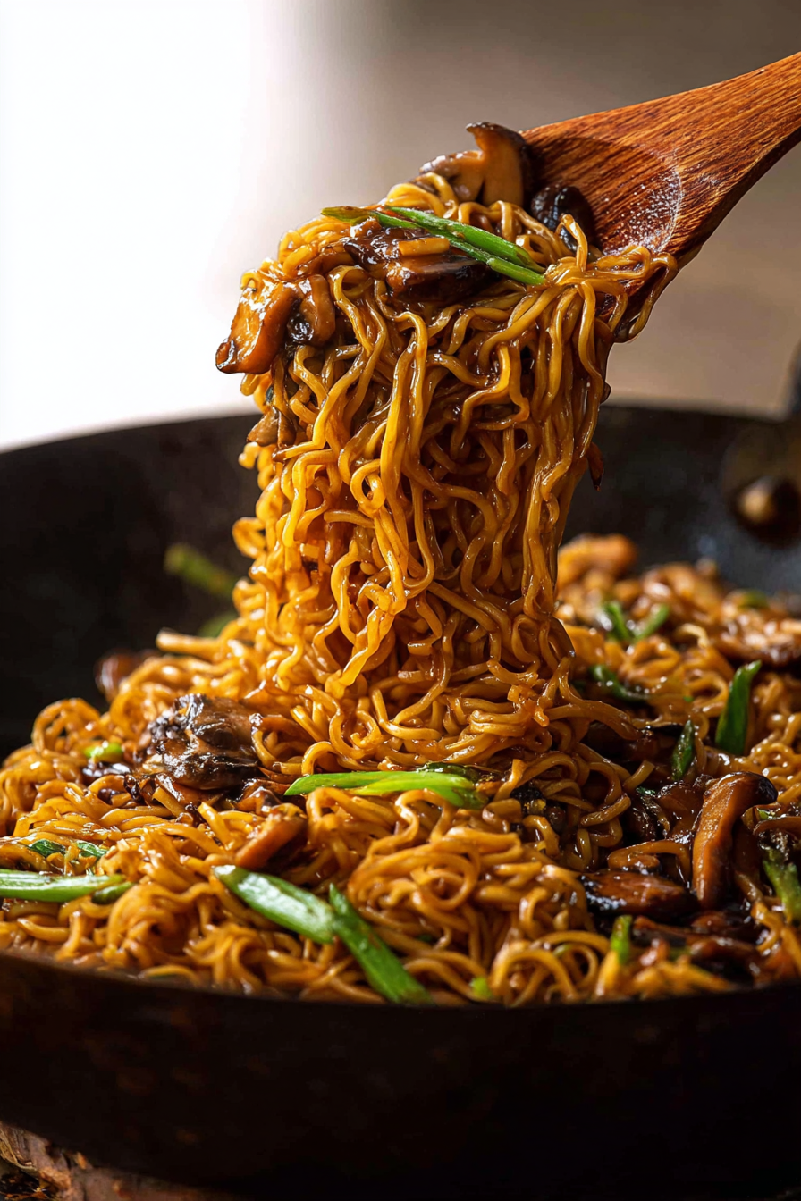 Fast Delicious Asian Mushroom Ramen Noodles Fast Delicious Asian Mushroom Ramen Noodles