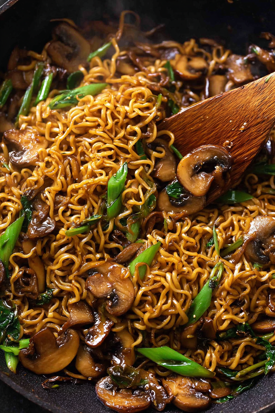 Fast Delicious Asian Mushroom Ramen Noodles Fast Delicious Asian Mushroom Ramen Noodles