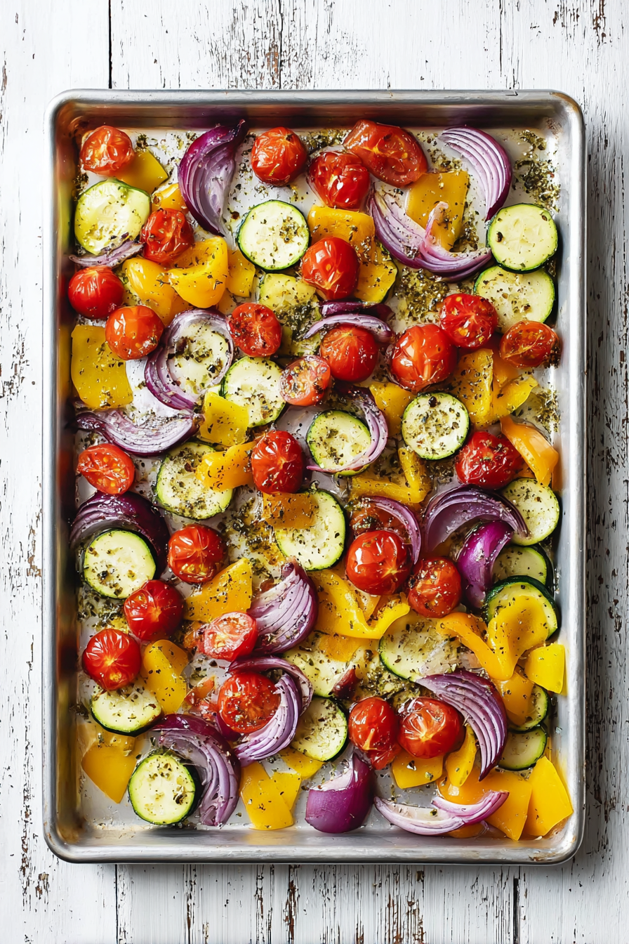 Greek-Inspired Sheet Pan Chicken & Vegetables Greek-Inspired Sheet Pan Chicken & Vegetables