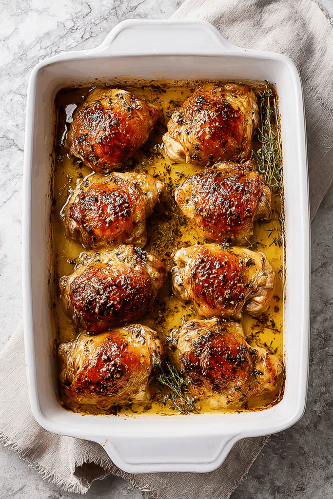 Honey Mustard Chicken Thighs Honey Mustard Chicken Thighs