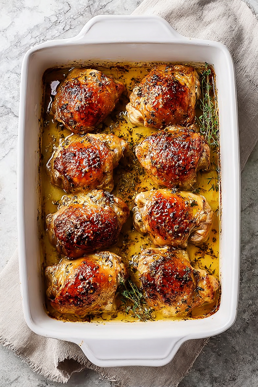 Honey Mustard Chicken Thighs 3