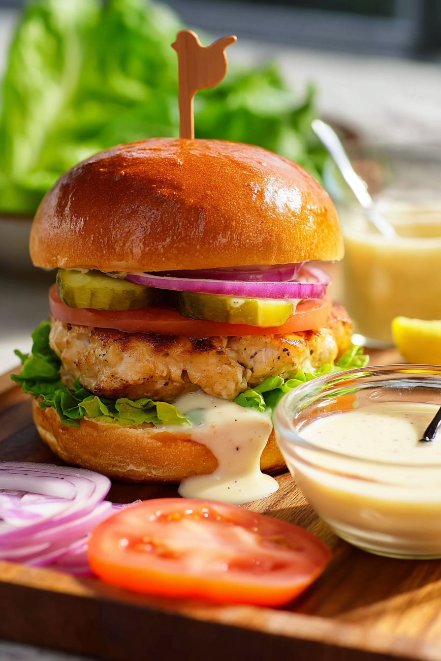 How To Make Juicy Chicken Burgers