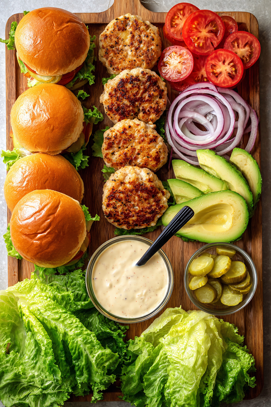 How To Make Juicy Chicken Burgers