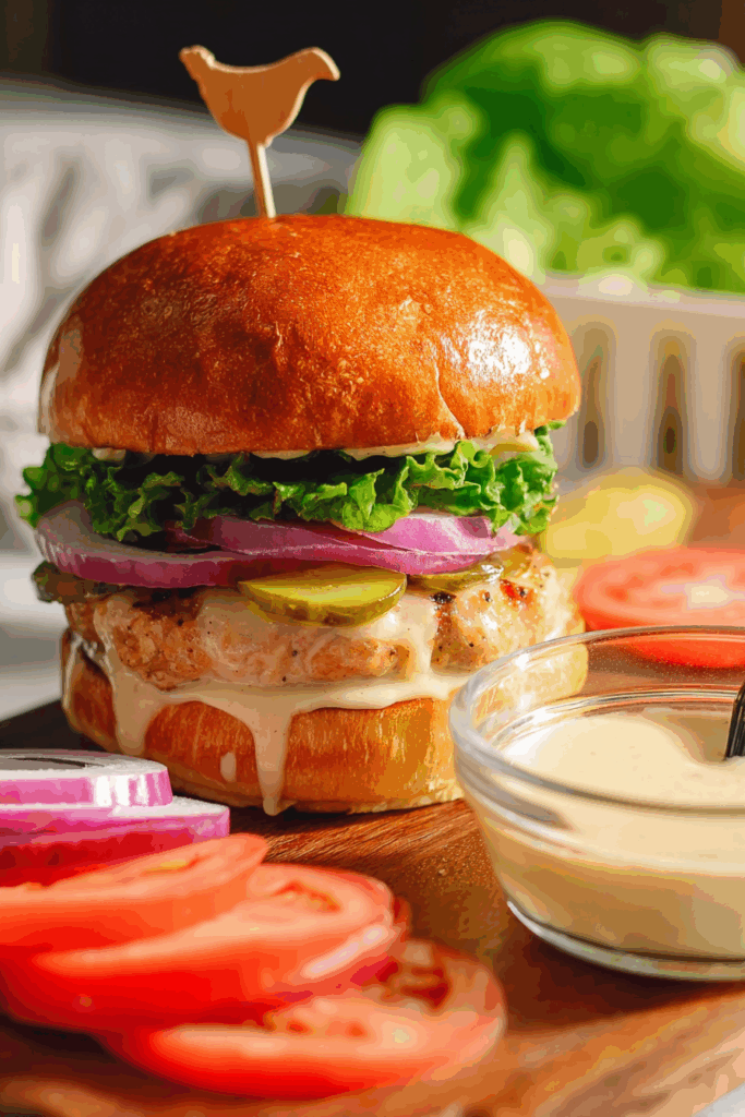 Ground Chicken Burgers for an Easy Chicken Dinner
