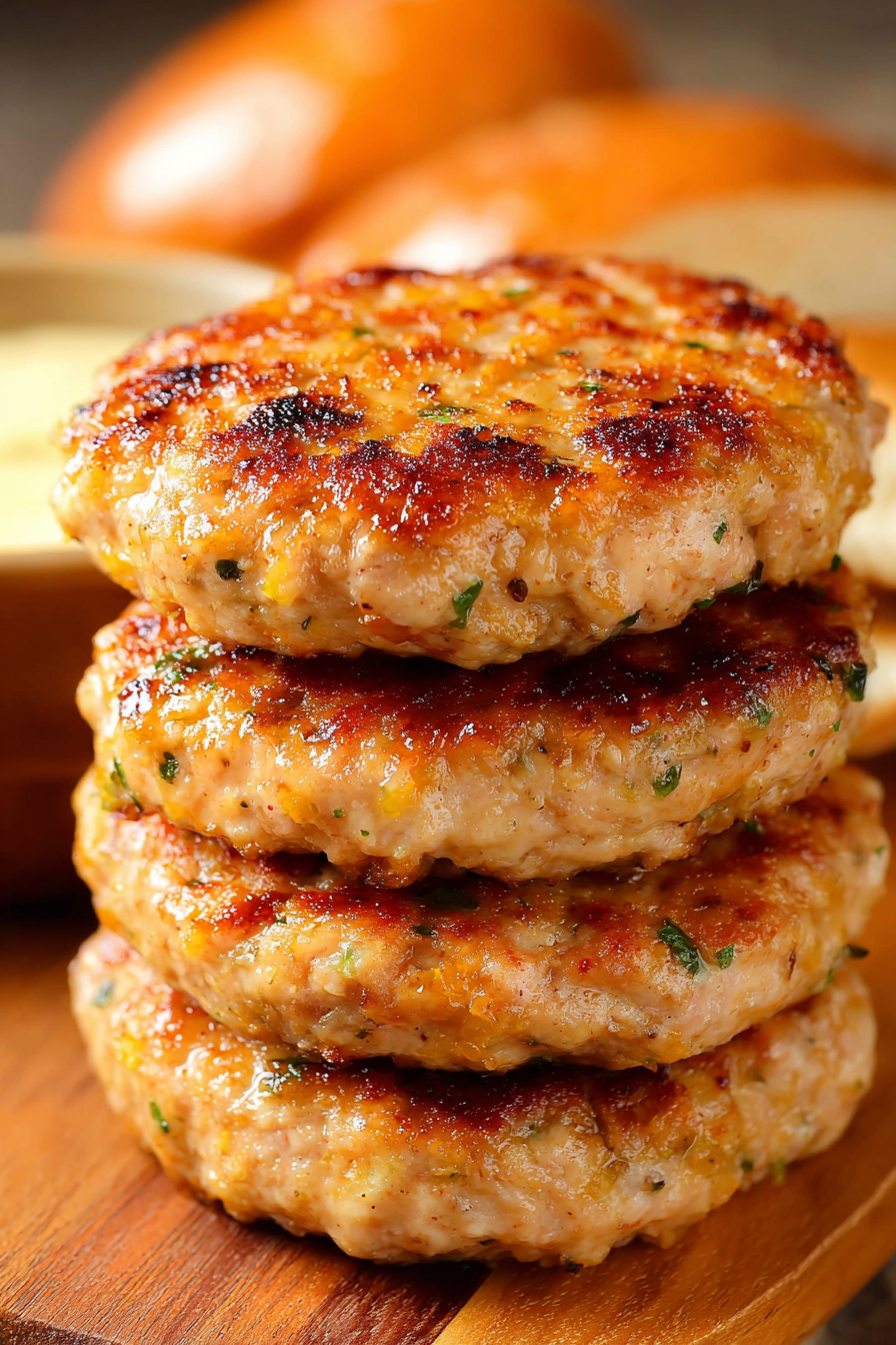 How To Make Juicy Chicken Burgers