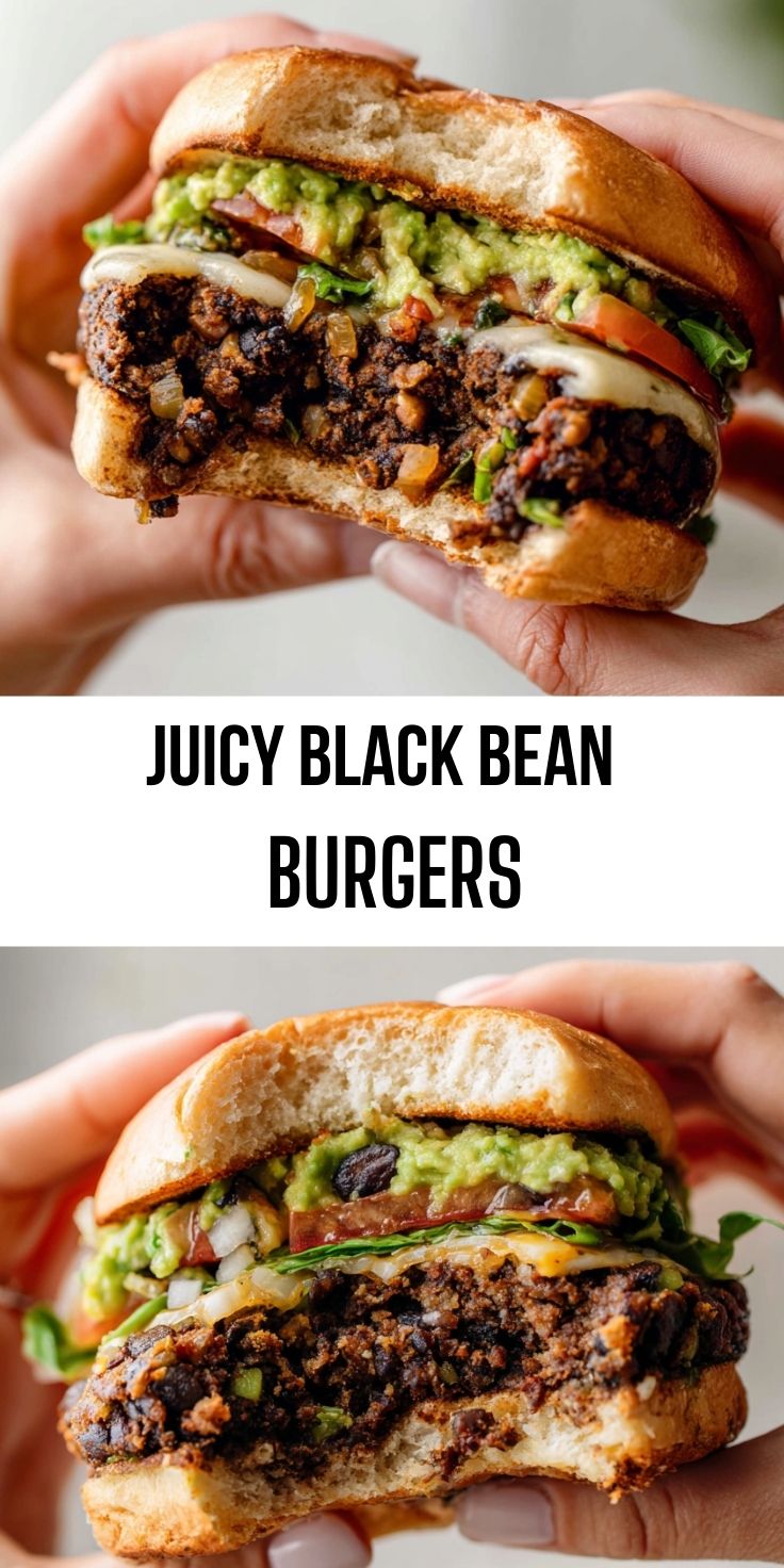 Juicy Black Bean Burgers - Thecozyweave