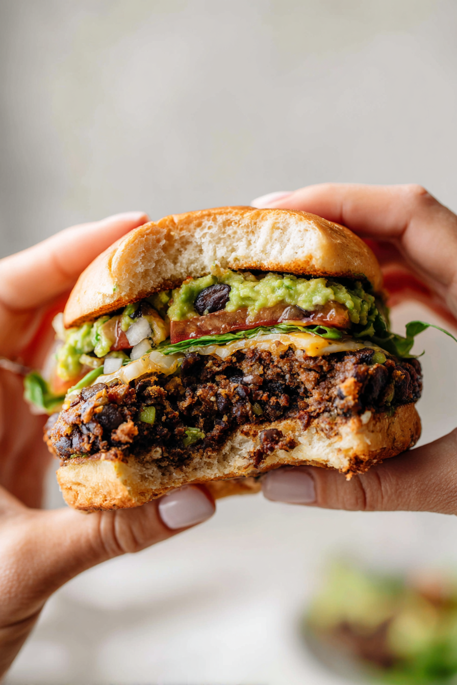 Juicy Black Bean Burgers 8