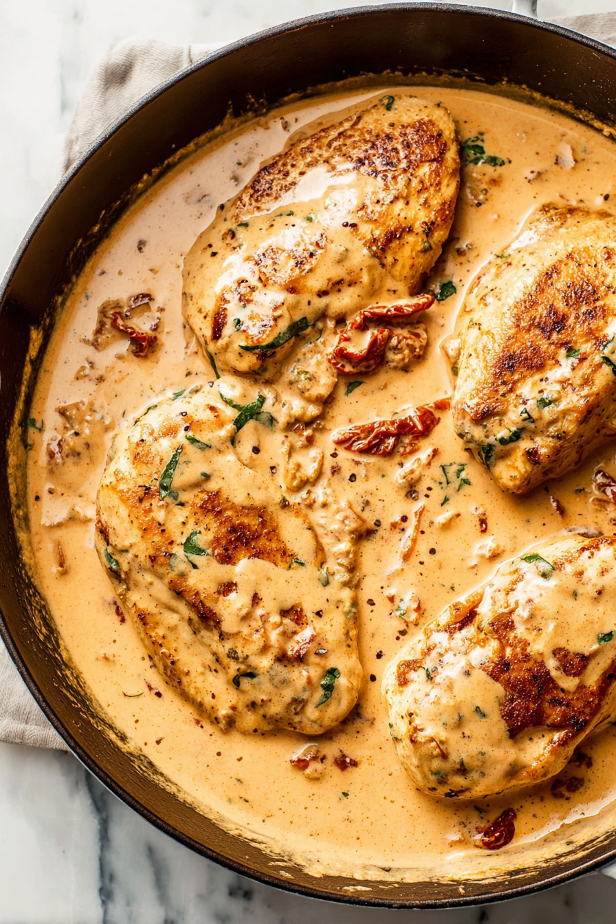 Marry Me Chicken, Creamy Sun-Dried Tomato Chicken 1