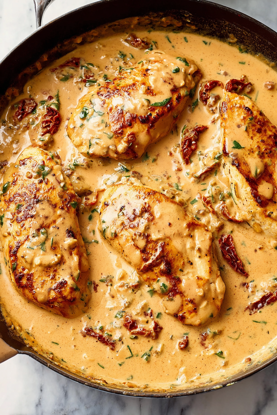 Marry Me Chicken, Creamy Sun-Dried Tomato Chicken