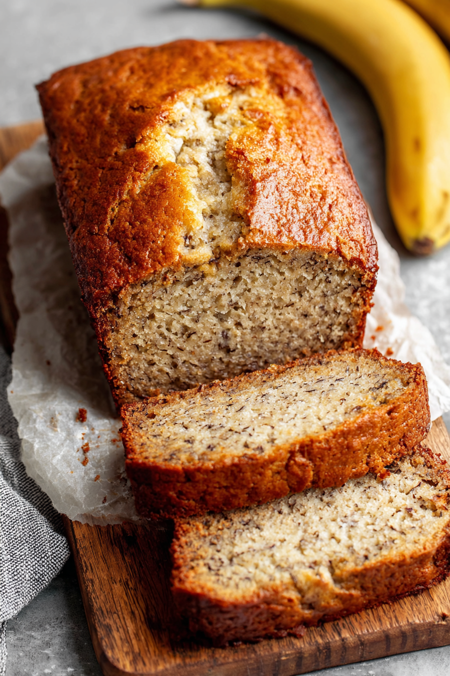 Moist & Easy Banana Bread Recipe