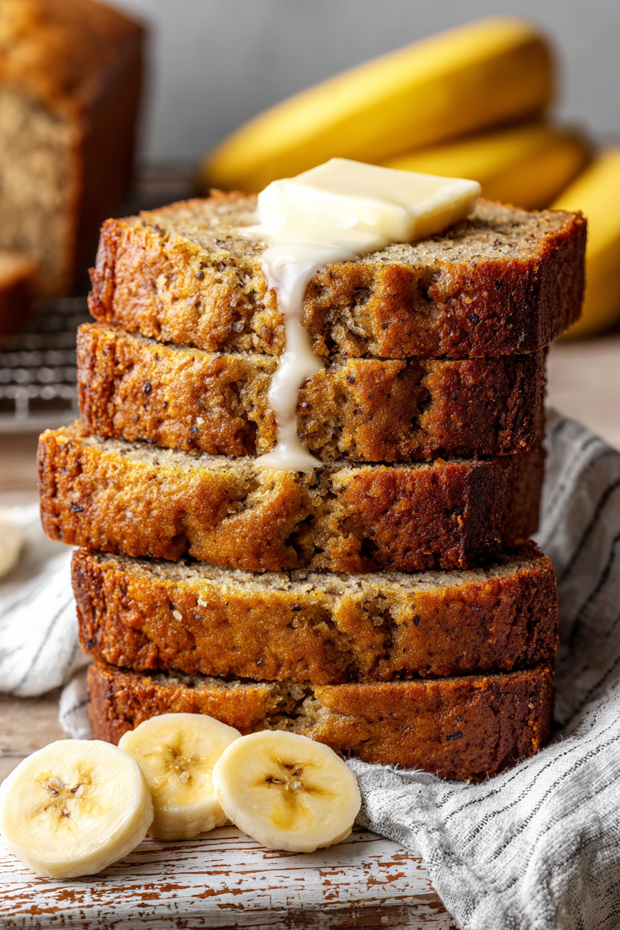 Moist & Easy Banana Bread Recipe