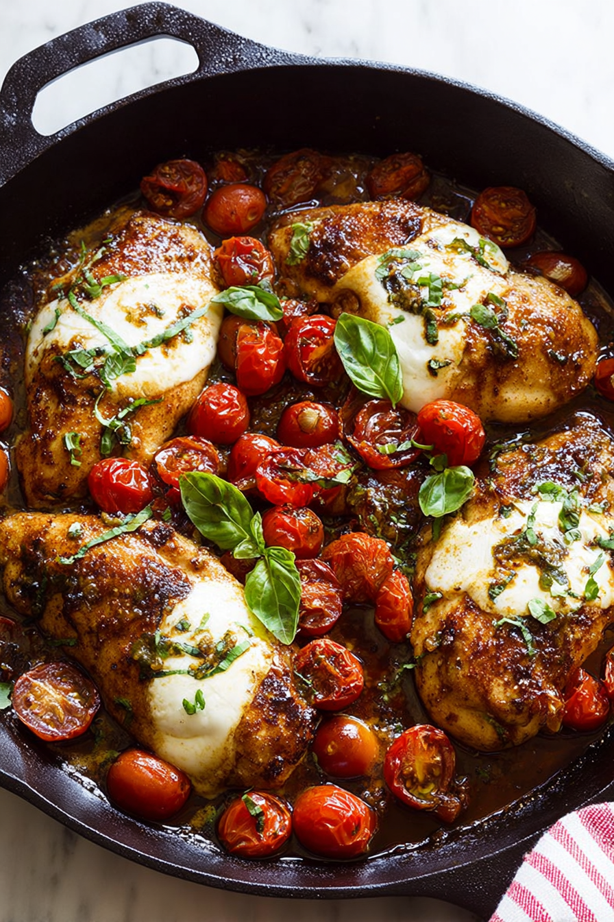 One-Pan Balsamic Chicken Bake
