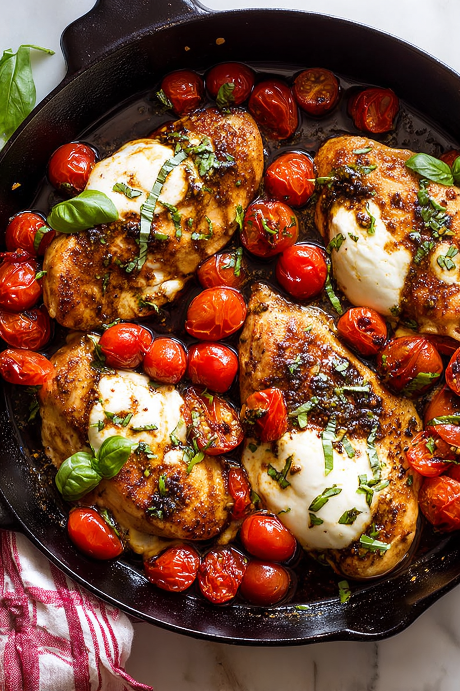 One-Pan Balsamic Chicken Bake