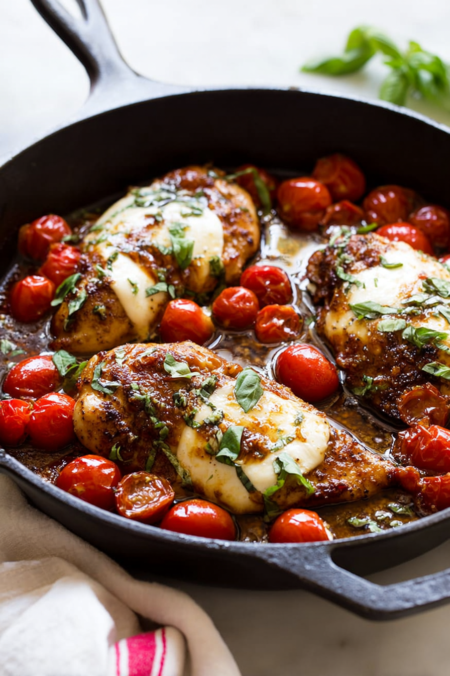 One-Pan Balsamic Chicken Bake