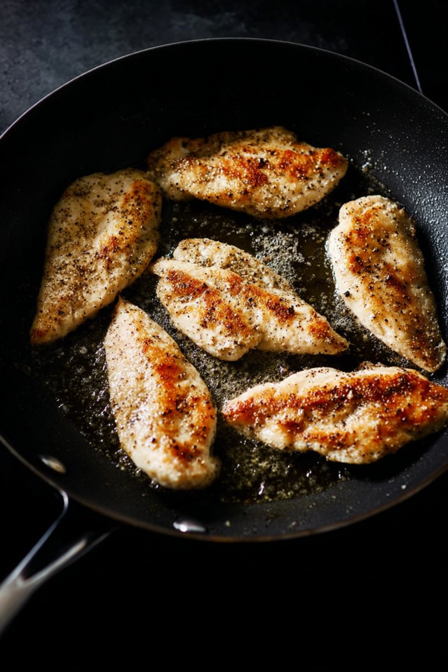 One-Skillet Creamy Spinach Chicken
