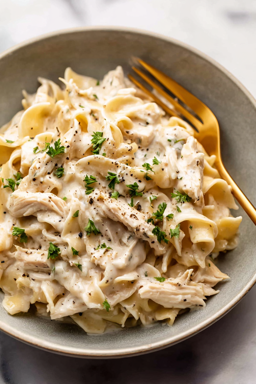 Quick 30-Minute One-Pot Chicken & Noodles