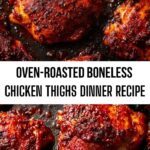Quick Oven-Roasted Boneless Chicken Thighs Dinner Recipe