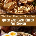Delicious Slow Cooker Chicken Ramen Noodles, Easy Cheap Crockpot Meals Delicious Slow Cooker Chicken Ramen Noodles, Easy Cheap Crockpot Meals