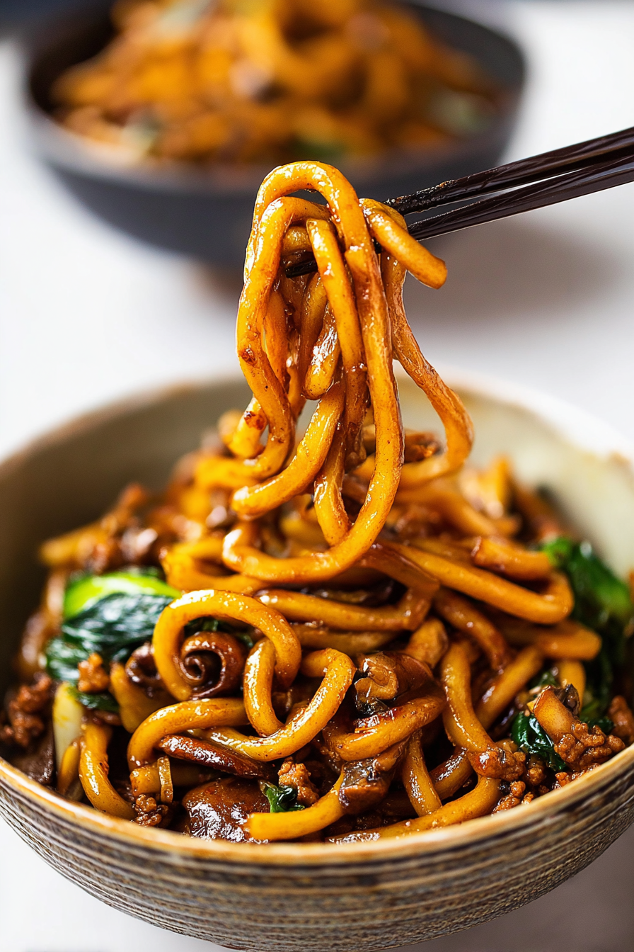 Stir-Fried Udon Noodles AKA Yaki Udon Stir-Fried Udon Noodles AKA Yaki Udon