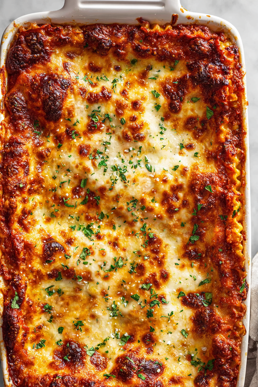 Super Easy No-Boil Lasagna