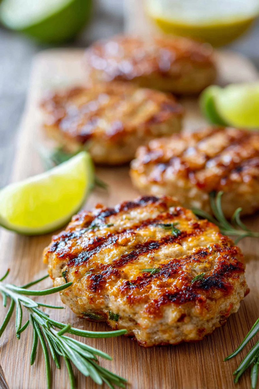 The Best Chicken Burgers with Avocado Corn Salsa