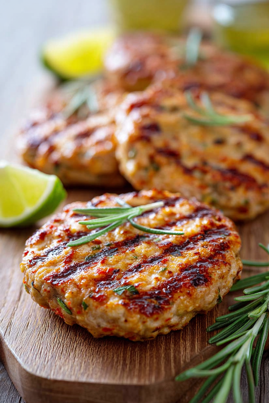 The Best Chicken Burgers with Avocado Corn Salsa