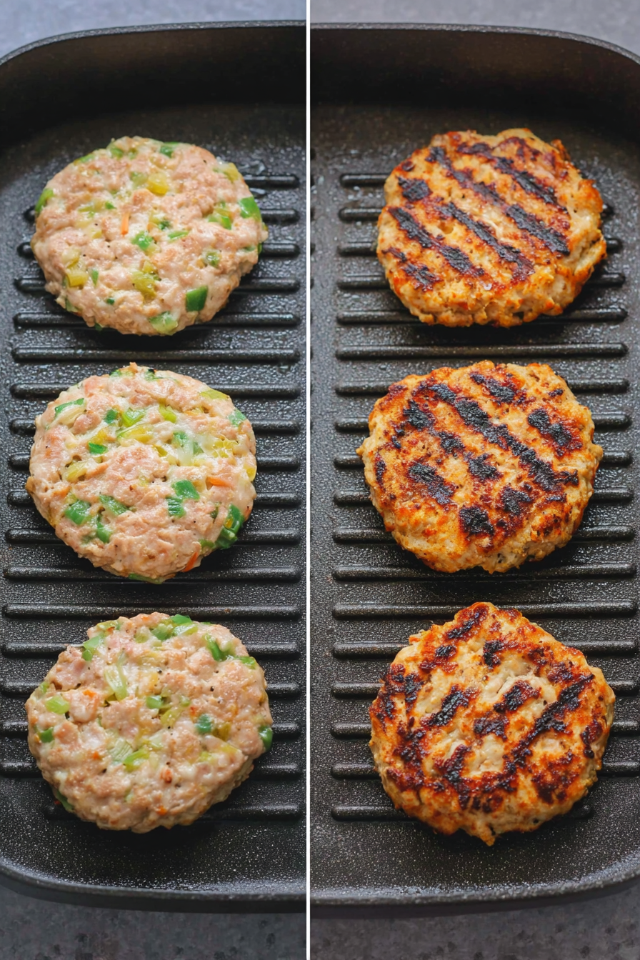 The Best Chicken Burgers with Avocado Corn Salsa