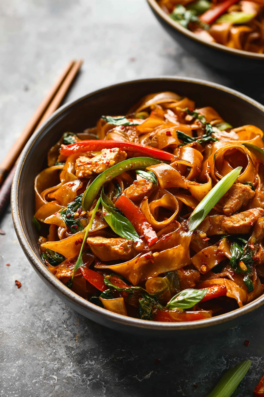 The Best Drunken Noodles (Pad Kee Mao)