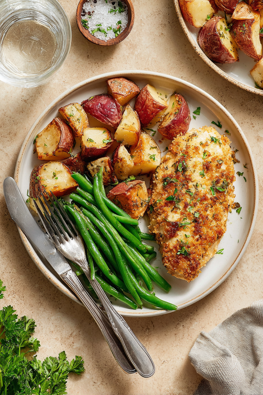 The Best Parmesan Crusted Chicken Sheet Pan Recipe