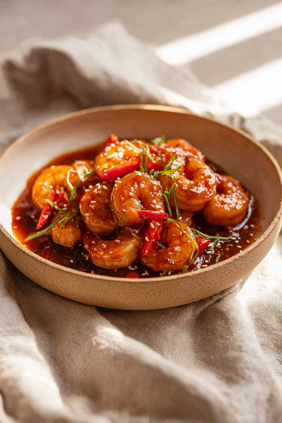 The Perfect Asian Chilli Garlic Prawns (Shrimp)