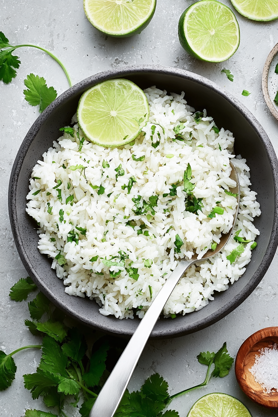 The Perfect Cilantro Lime Rice The Perfect Cilantro Lime Rice
