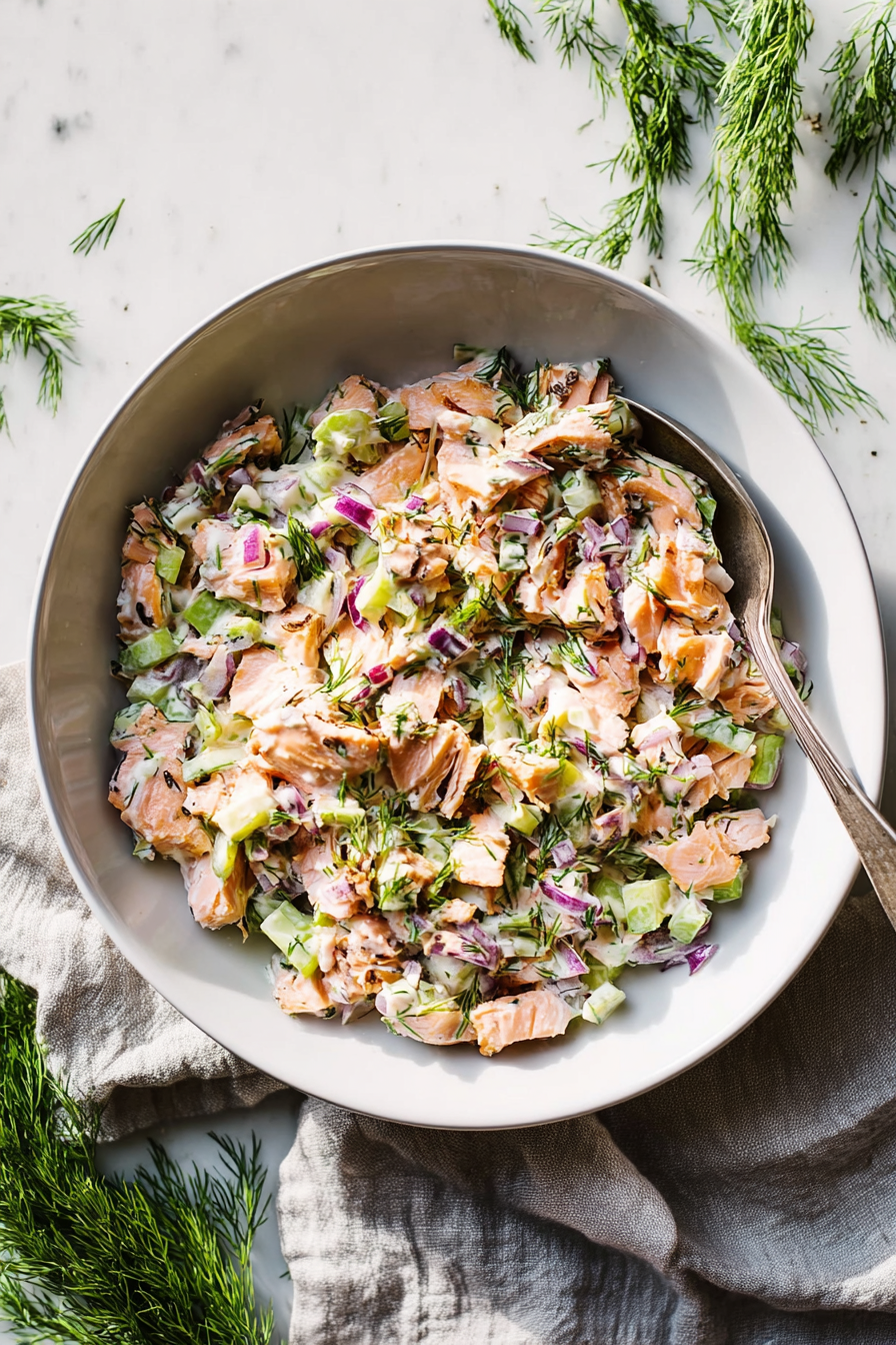 The Perfect Flaky Salmon Salad