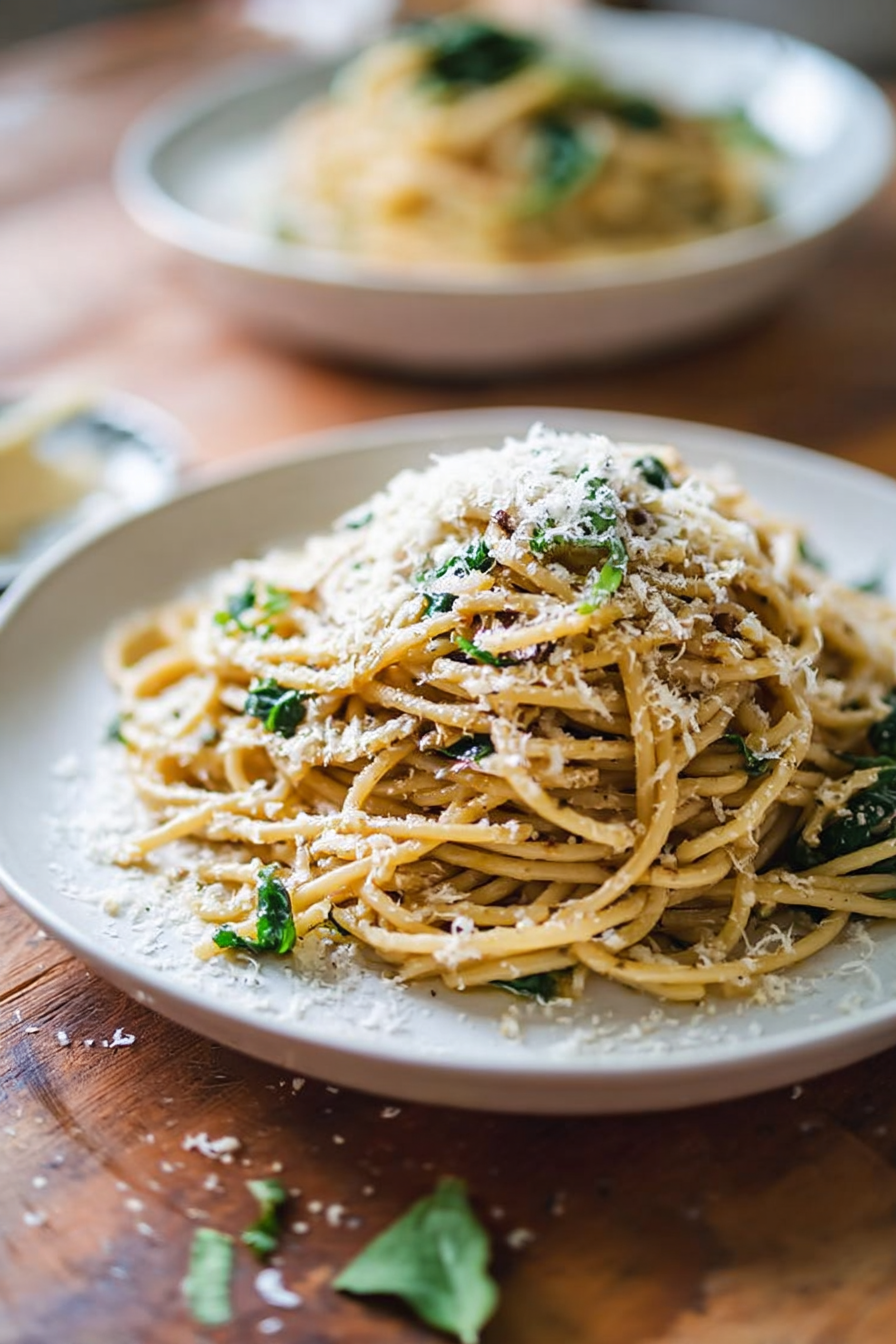 The Perfect Garlic Butter Spaghetti with Herbs