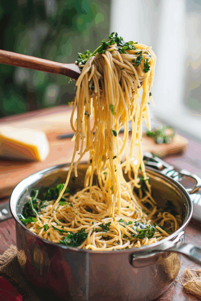 The Perfect Garlic Butter Spaghetti with Herbs The Perfect Garlic Butter Spaghetti with Herbs
